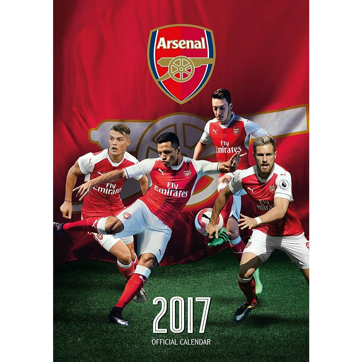 Calendrier 2017 Arsenal football club format A3