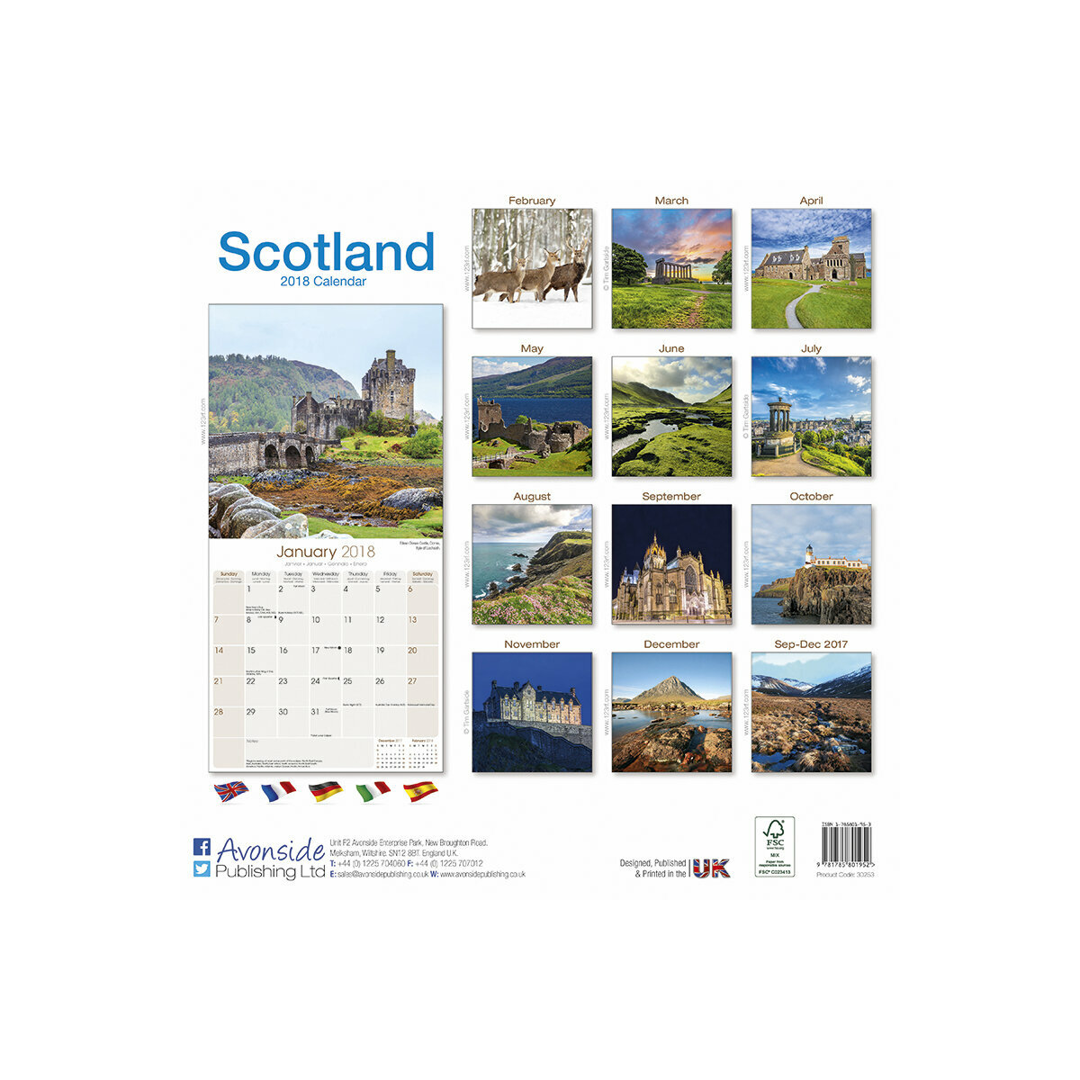 calendrier ecosse 2018