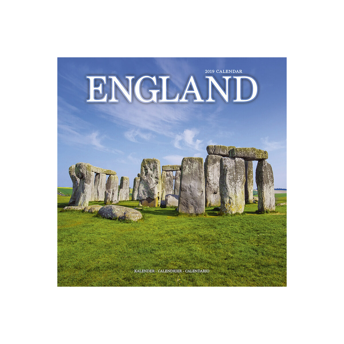 Calendrier 2019 Angleterre