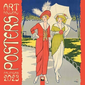Calendrier 2023 Peinture Calendrier 2023 Afiiche Art Nouveau