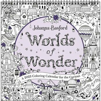 Calendrier 2023 Coloriage Fleurs de Johanna basford