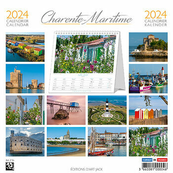 Calendrier chevalet 2024 Charente maritime - fort boyard