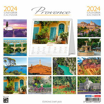 Calendrier chevalet 2024 Provence Abbaye Sénanque