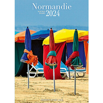 Agenda de poche Normandie Deauville parasol 2024