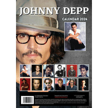 Calendrier 2024 Johnny Depp format A3
