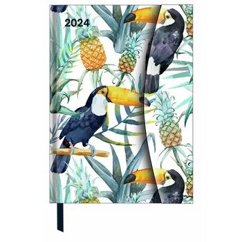 AGENDA MAGNETIQUE jungle toucan 2024