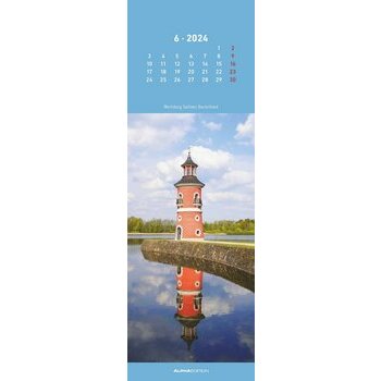Calendrier marque page phare 2024