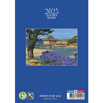 Agenda de poche Bretagne Bateaux Phare 2025