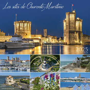 Calendrier 2025 Les Plus Beaux Sites de Charente Maritime