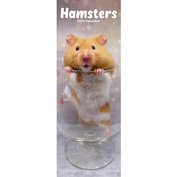 Calendrier Etroit Slim 2025 Hamster