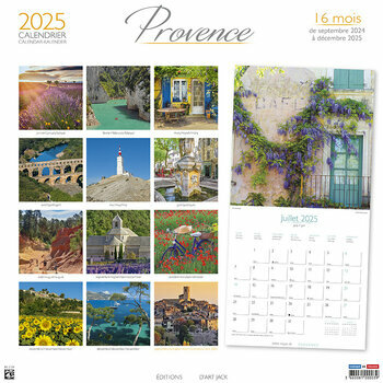 Calendrier 2025 Provence Abbaye de Senanque