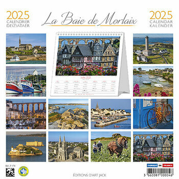 Calendrier Chevalet 2025 La Baie de Morlaix