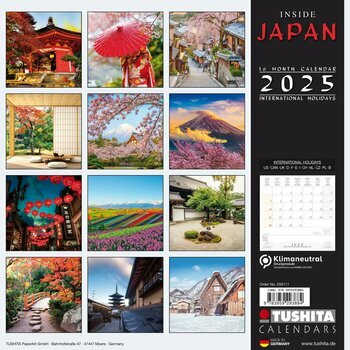 Calendrier 2025 Japon et ses Beautés