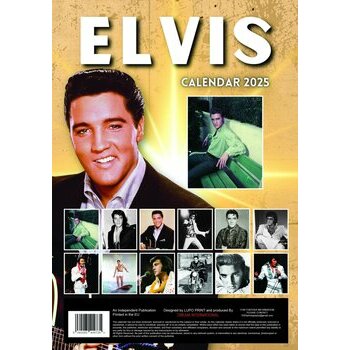 Calendrier 2025 Elvis Presley Format A3
