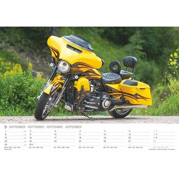 Maxi Calendrier 2025 Motos Harleys
