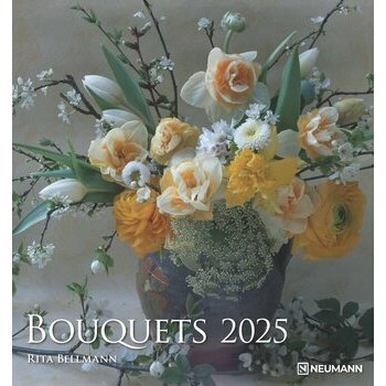 Maxi Calendrier Carré 2025 Bouquets de Fleurs