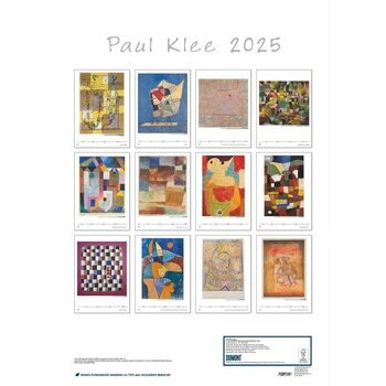Maxi Calendrier Poster 2025 Paul Klee
