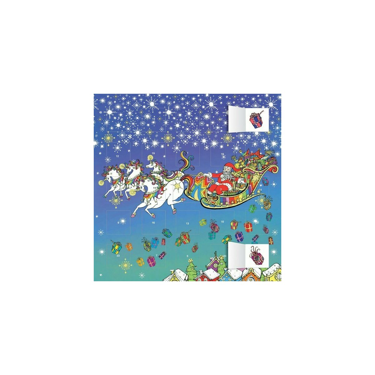 Calendrier De L Avent 2023 Licorne Calendrier De L'avent Artiste Père Noël - Licorne