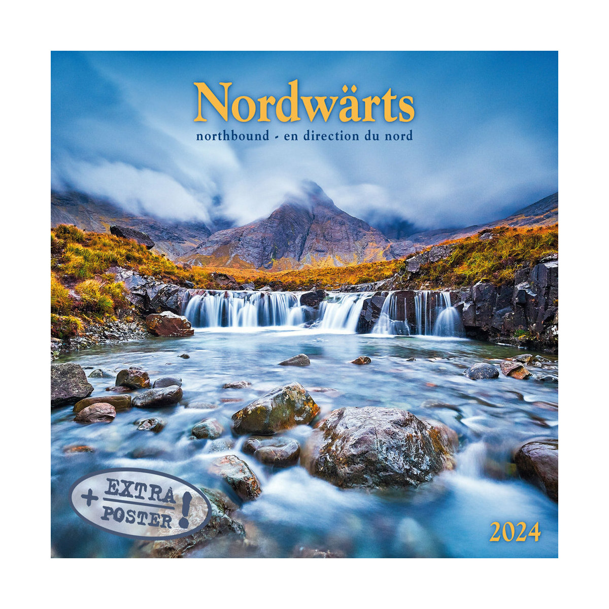 Calendrier paysages nordiques 2024 - cartonné - Collectif - Achat Livre