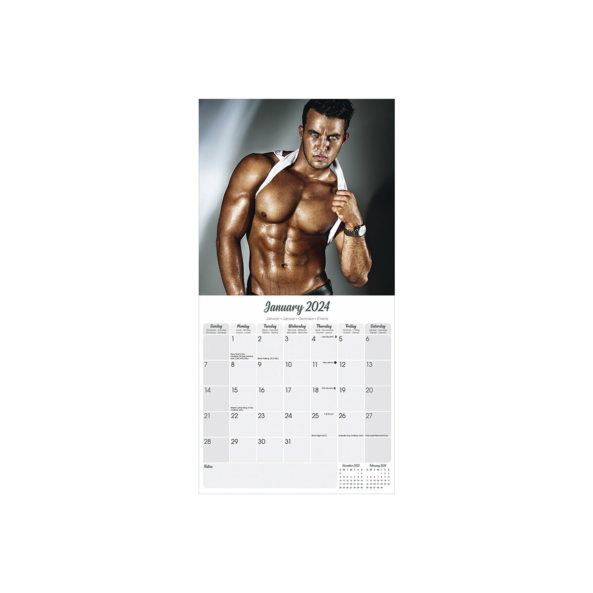 Calendrier Sexy Homme - Agenda Offset 5