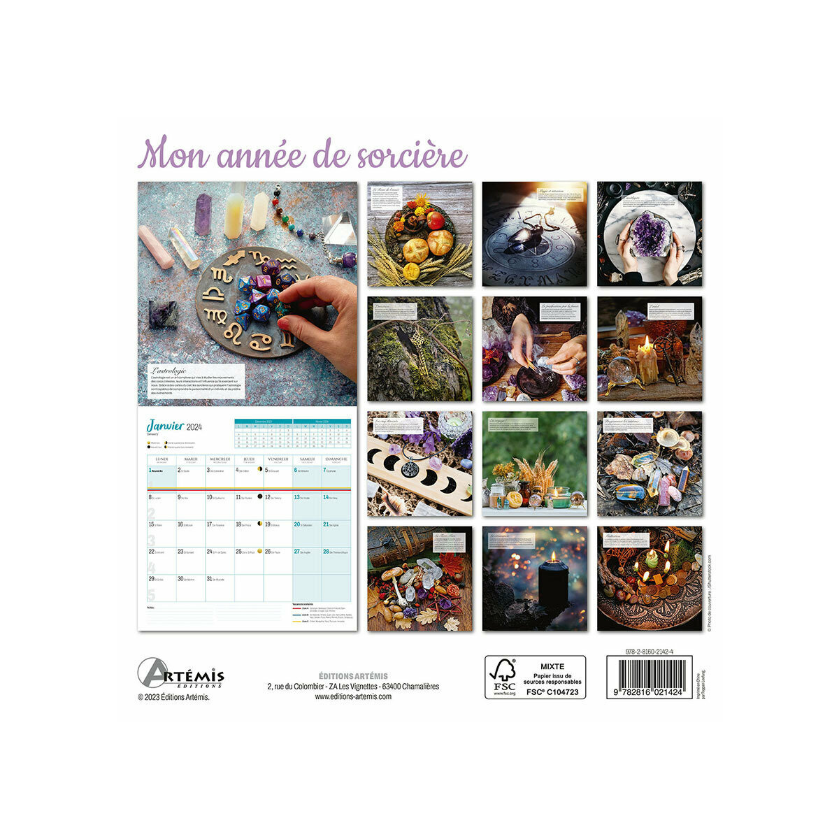 Calendrier mural 2024 Zen : Collectif: : Livres