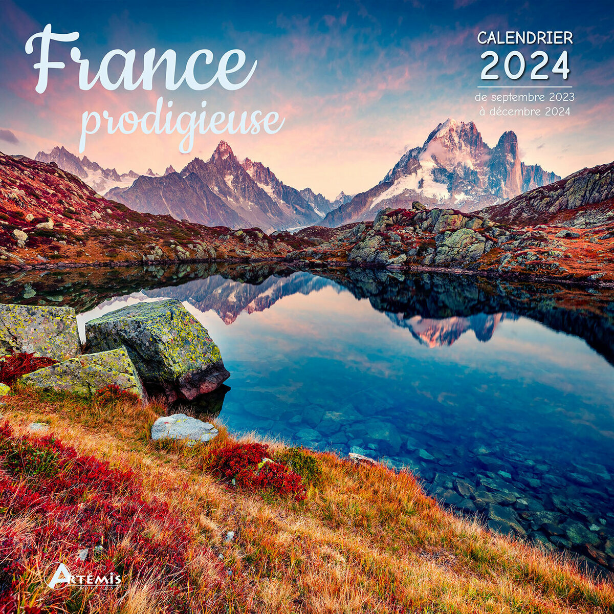 Calendrier de l'année 2024  Agenda Français 2024 by digital well