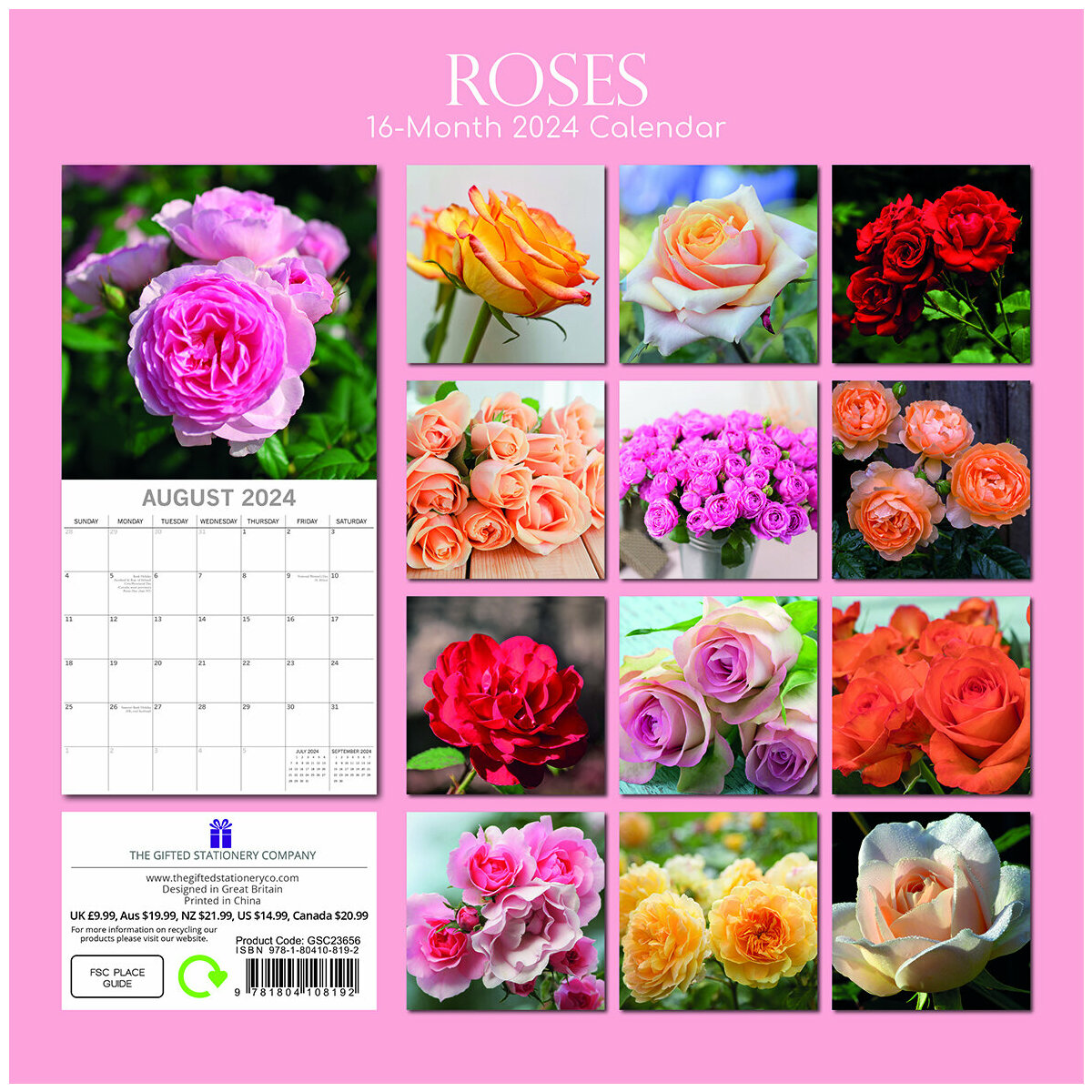 calendrier Rose 2024