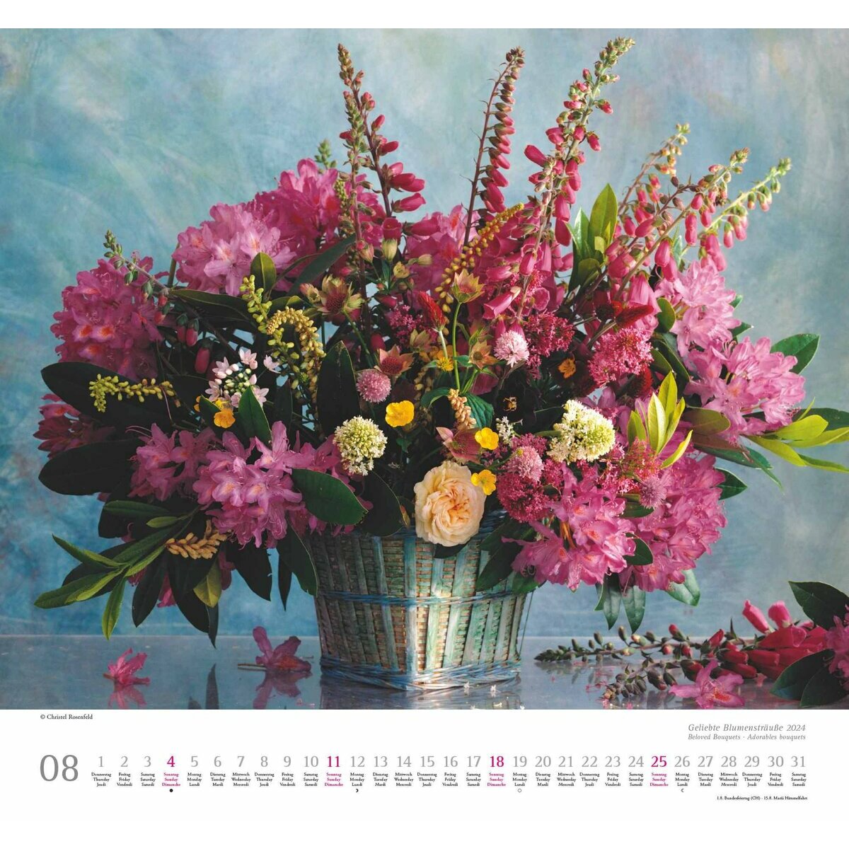 Acheter le calendrier Bouquet floral 2024 ? Rapidement et facilement en  ligne