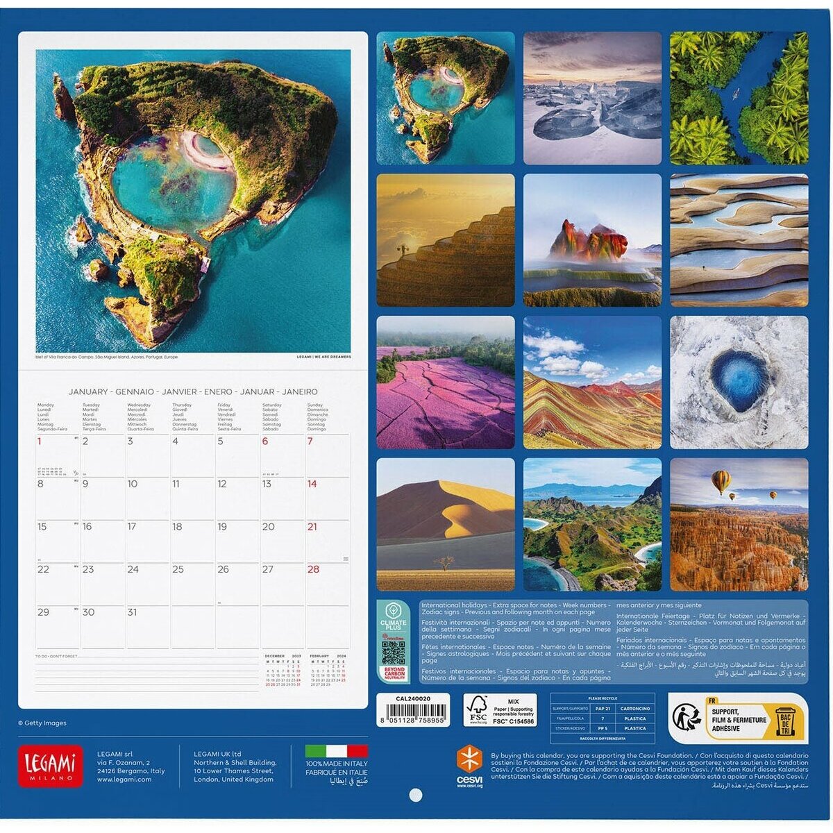 Calendrier 2024 Paysage