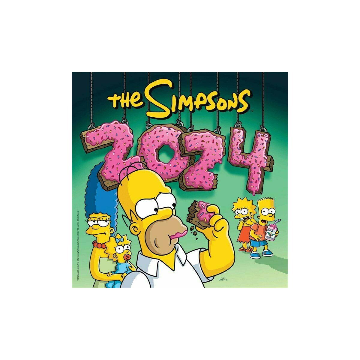 Calendrier Dessin Animé Simpsons 2024