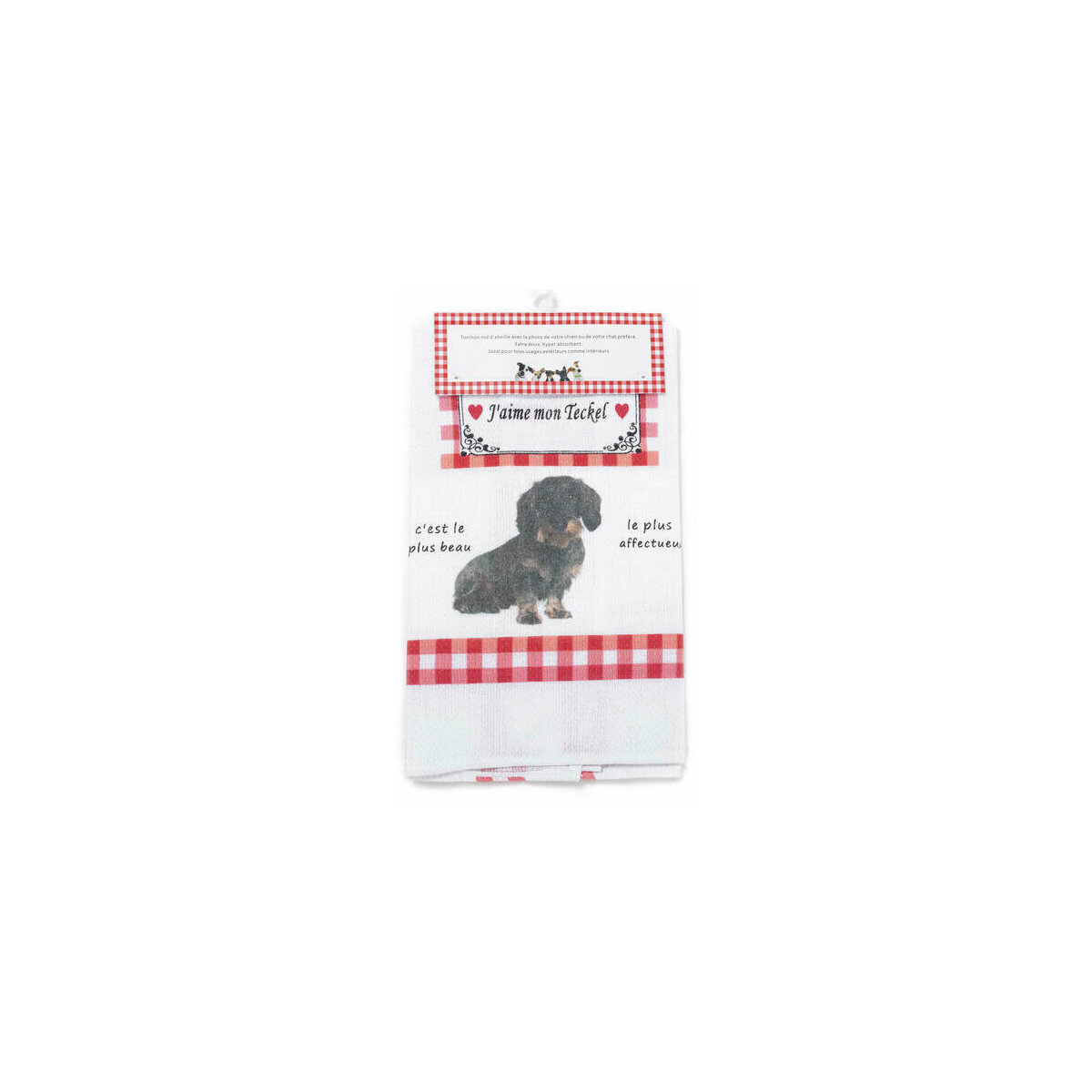 SPOTTED DOG GIFT COMPANY Torchon Cuisine Lot De 2, Torchons à Vaisselle Au Mignon Poule Imprimé, 100% Qualité Coton Absorbant, Idées Cadeaux Pour Les Amoureux Des Poules 50 X 70cm