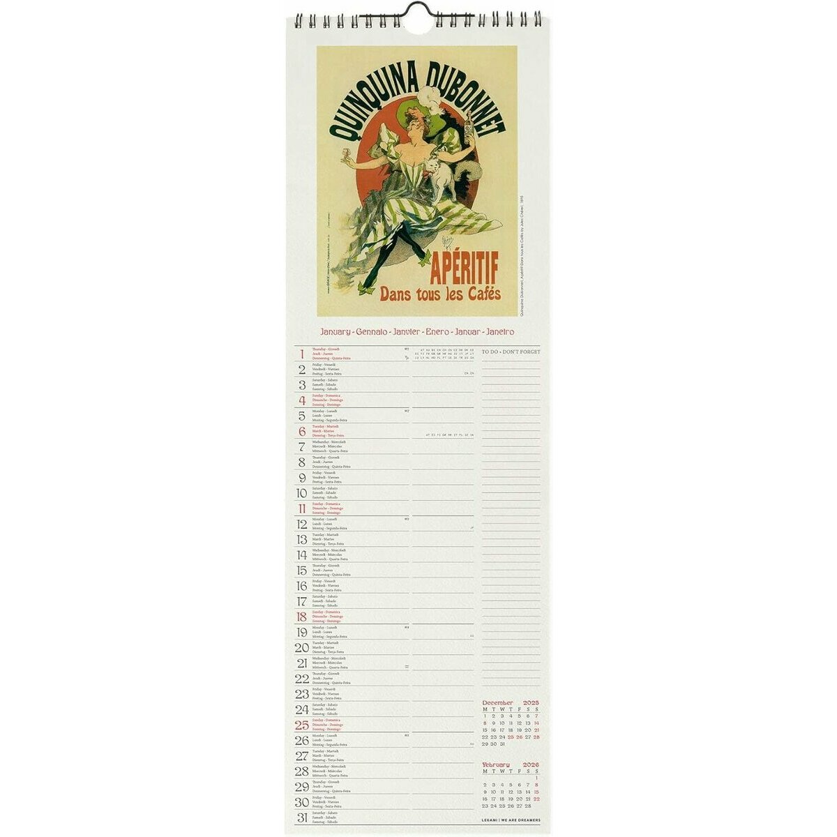 Calendrier Art Nouveau 1906 - Revue Du Notariat Marchal & Billard - Vintage, Format 26,3 X 15,8 Cm