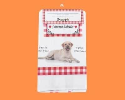 Torchons Nid d'Abeilles Chien et Chat