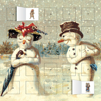 Calendrier de L'Avent Bonhomme de neige