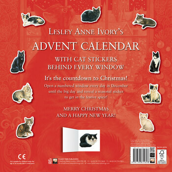 Calendrier de L'Avent thème Chat - Ivory