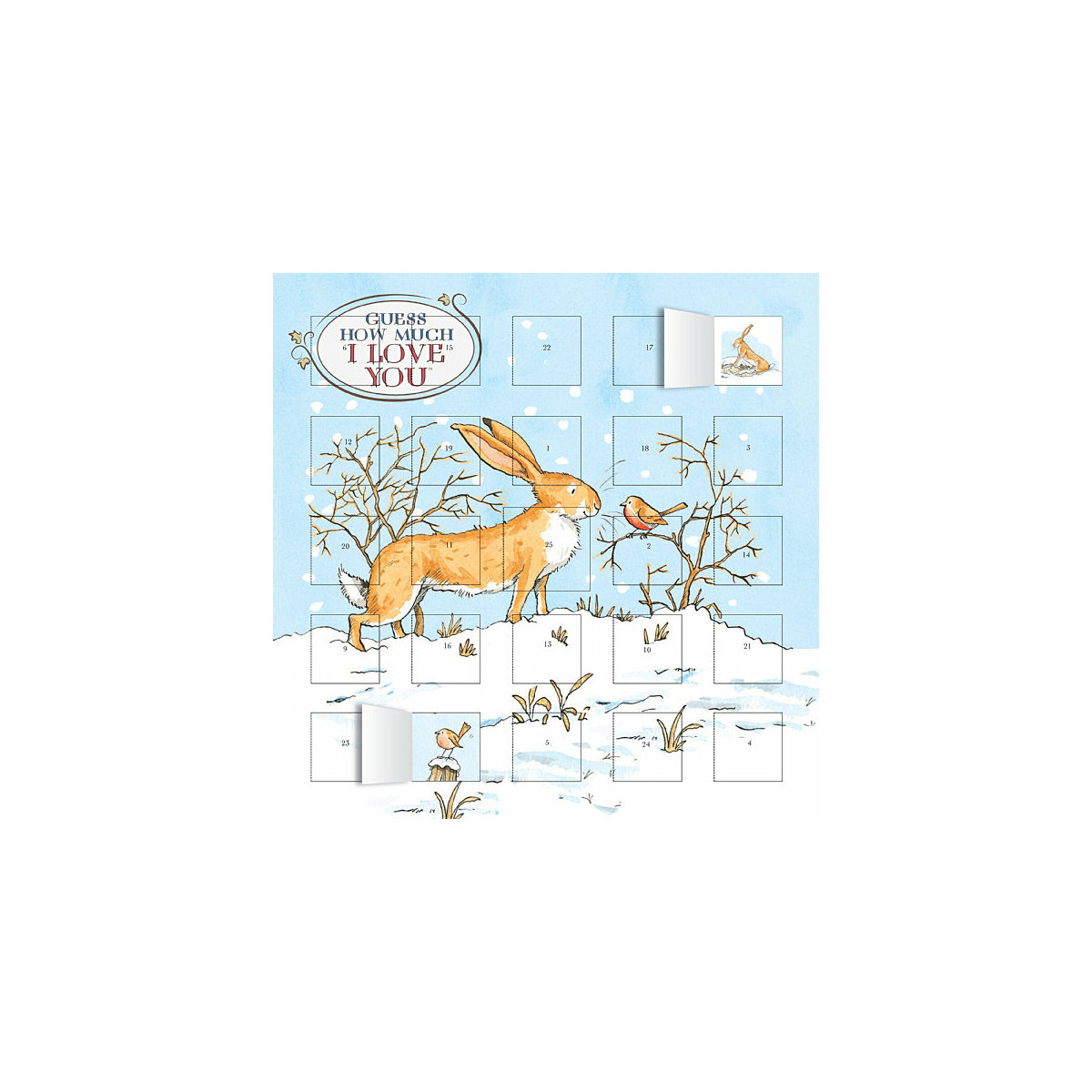 Calendrier de L'Avent Lapin