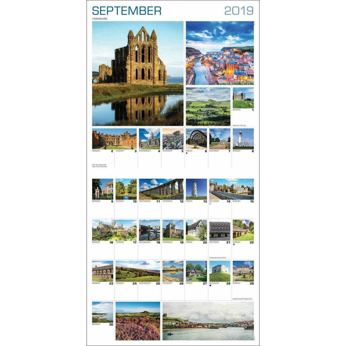 calendrier 2019 Angleterre en 365 photos