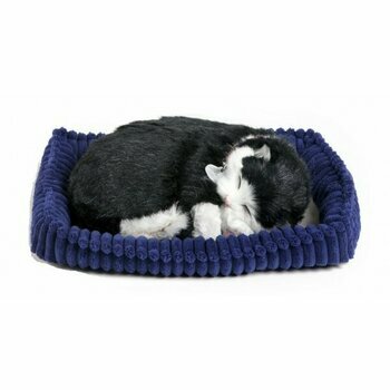 Peluche vivante qui respire chat noir et blanc - Perfect petzzz Peluche vivante qui respire chat noir et blanc - Perfect petzzz