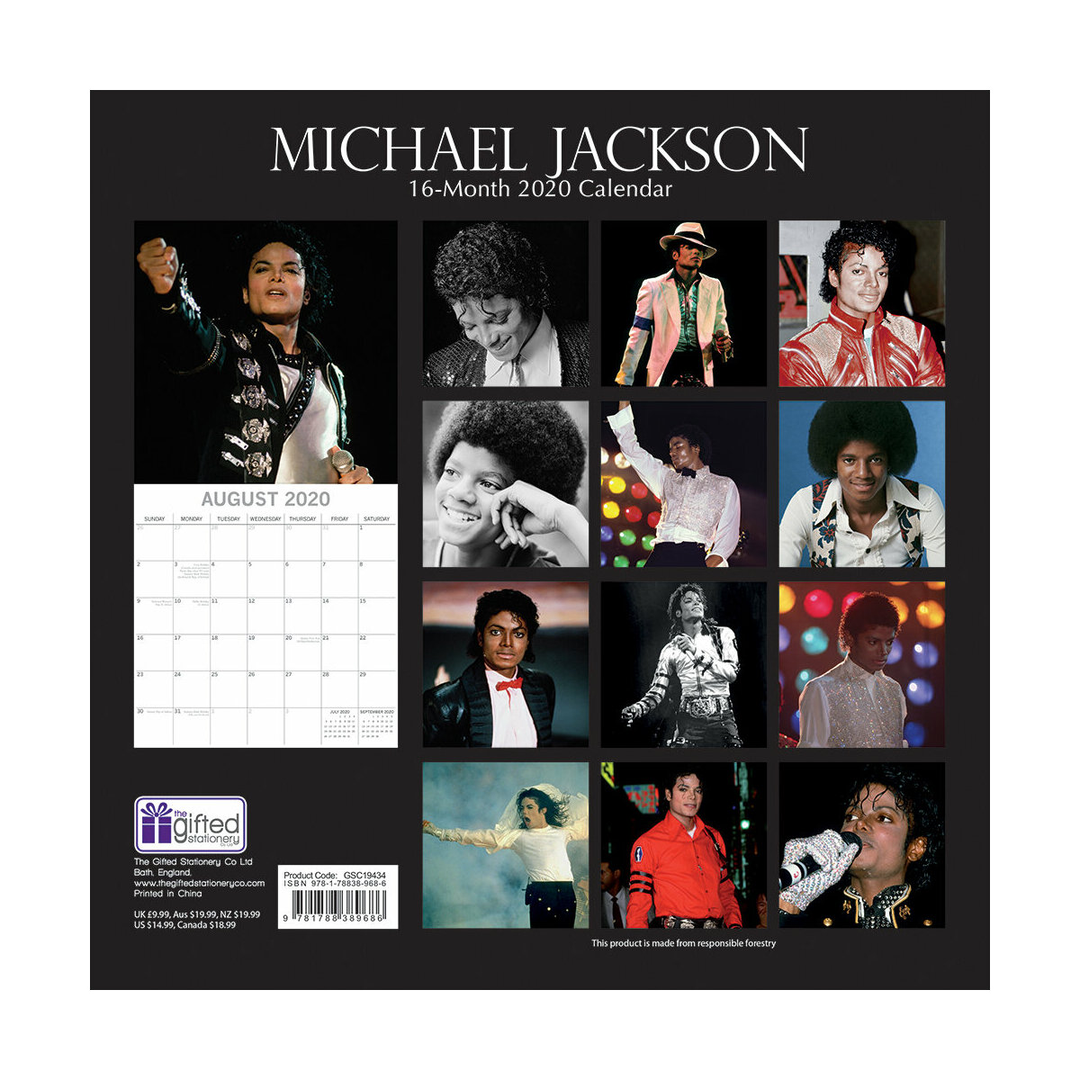 Calendrier 2020 Michael Jackson Calendrier 2020 Michael Jackson