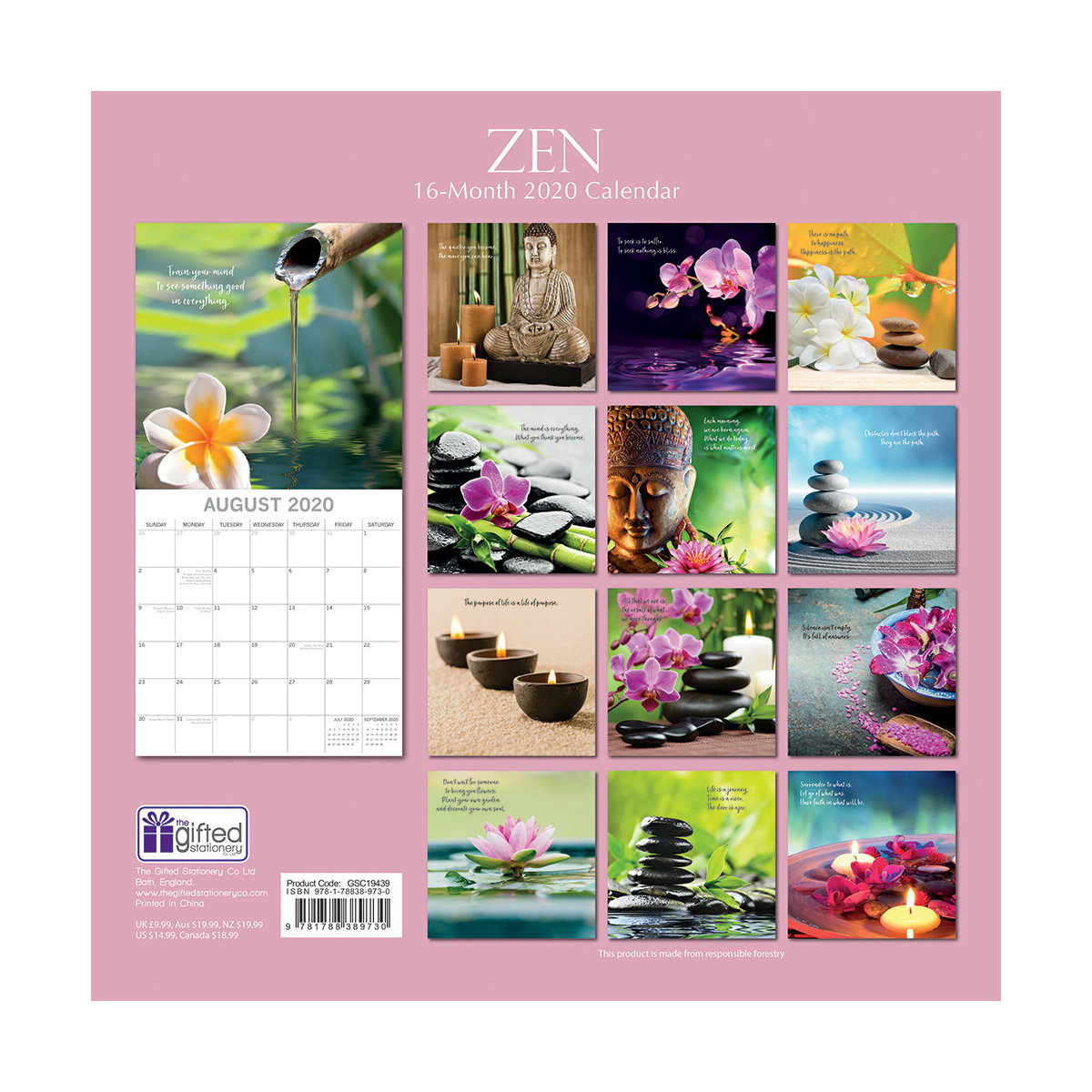 Calendrier 2020 Zen Calendrier 2020 Zen