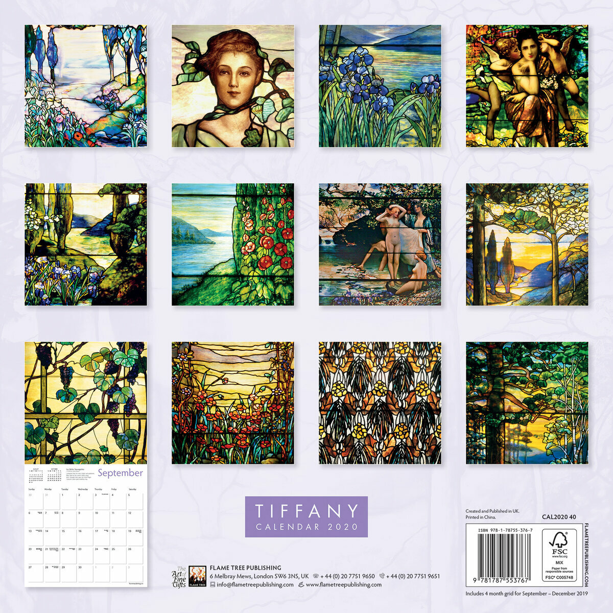 calendrier Tiffany Louis comfort 2020