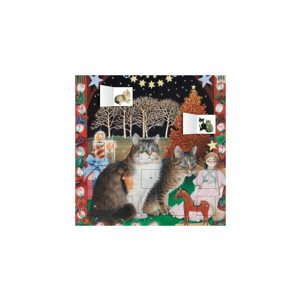 Calendrier de L'Avent Chat tigré- Ivory