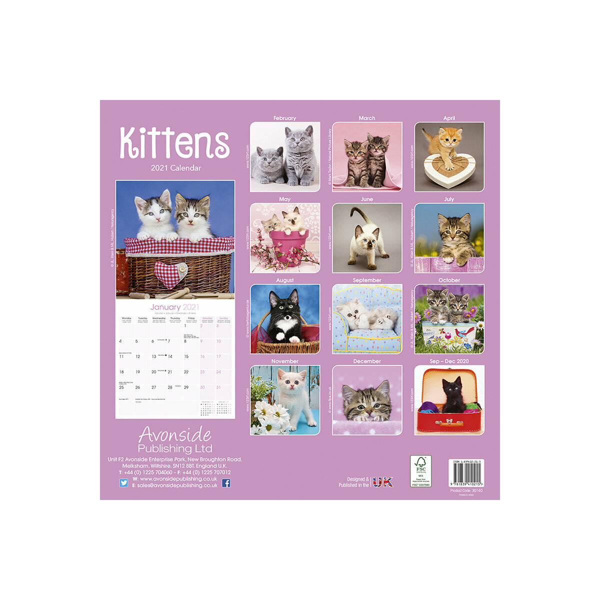 Calendrier 2021 Chatons calendrier chatons 2021