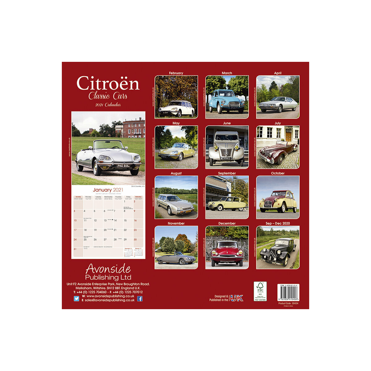 Calendrier 2021 Citroen De Collection calendrier 2021 routier