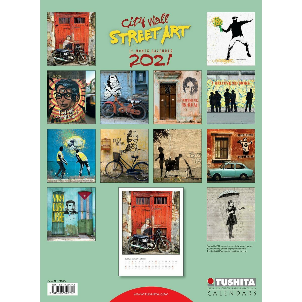 Maxi Calendrier 2021 Street Art Grand Format calendrier street art 2021
