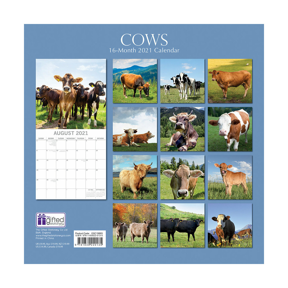Calendrier 2021 Vache
