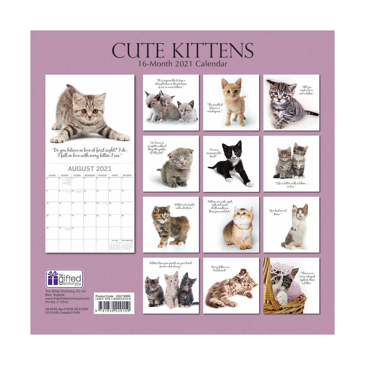 Calendrier 2021 Chaton Mignon calendrier chatons 2021