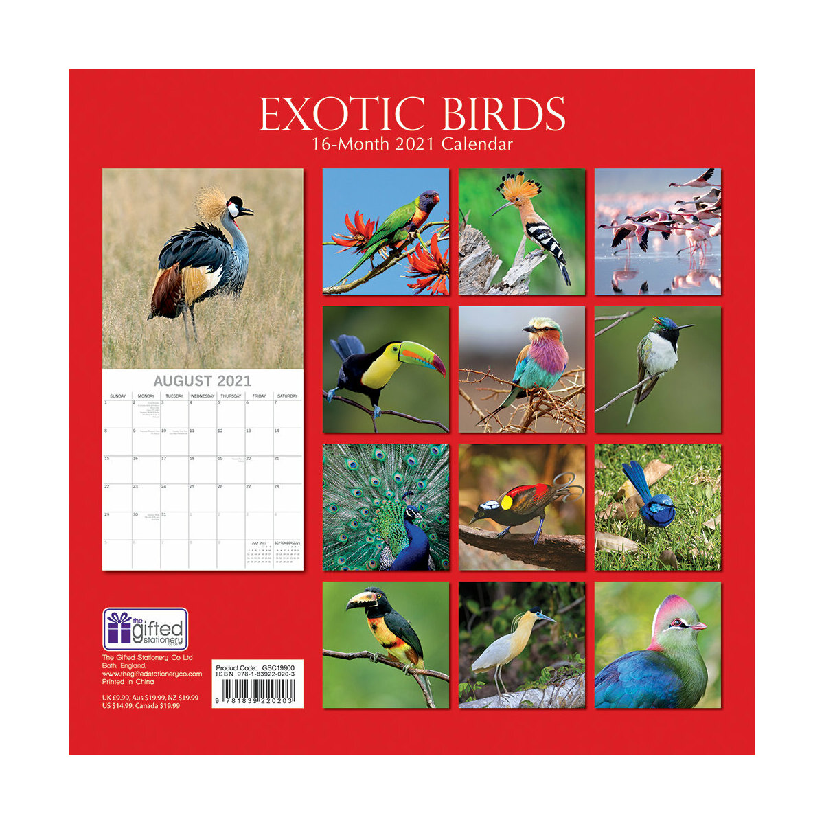 Calendrier 2021 Oiseau Exotique calendrier oiseaux 2021