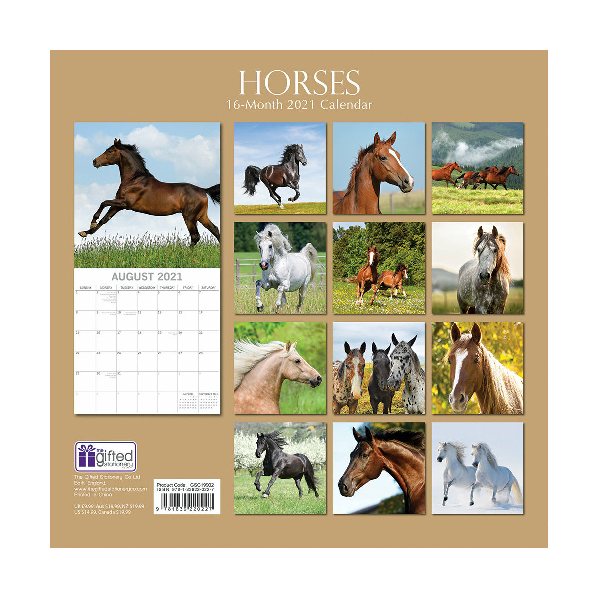 Calendrier 2021 Chevaux