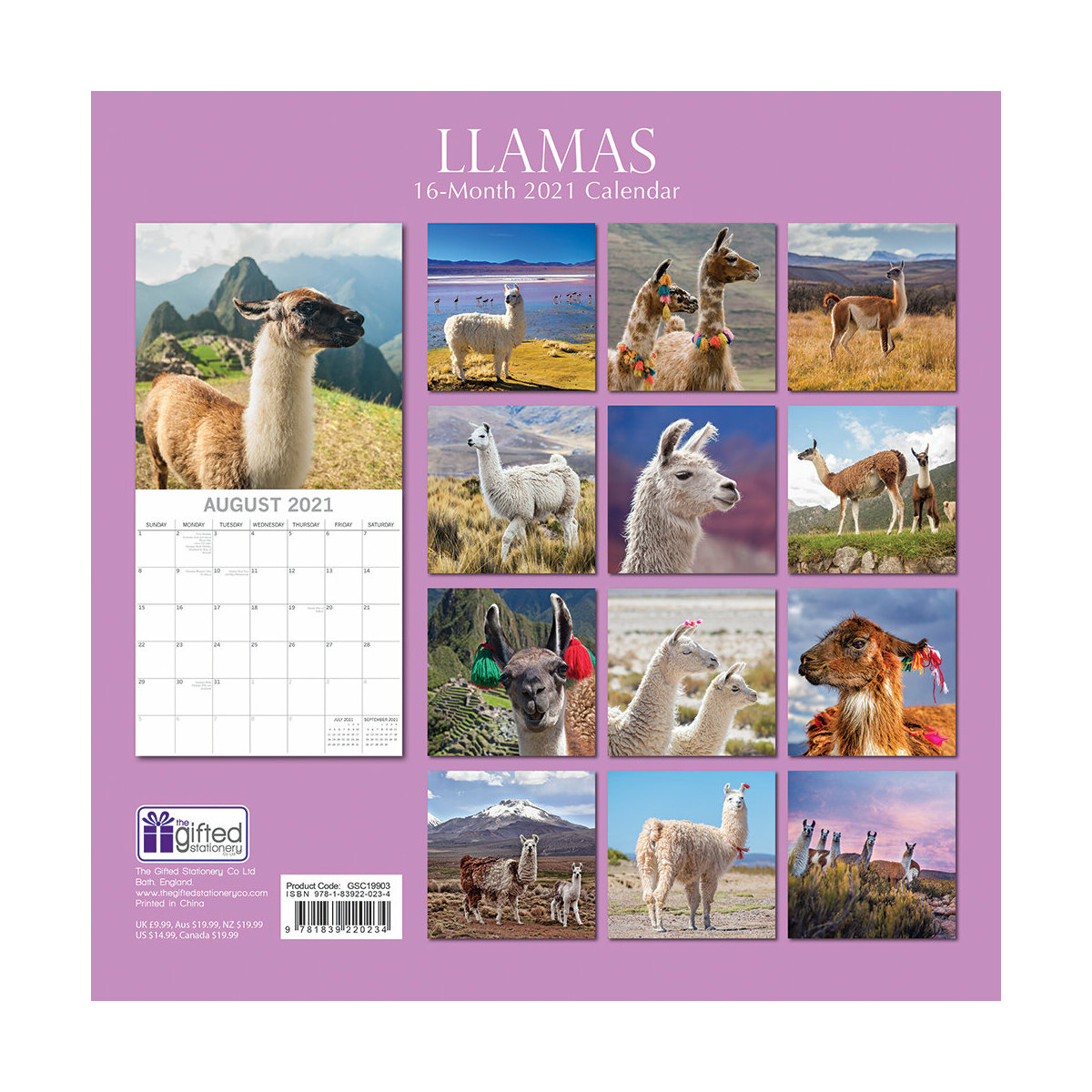 Calendrier 2021 Lama